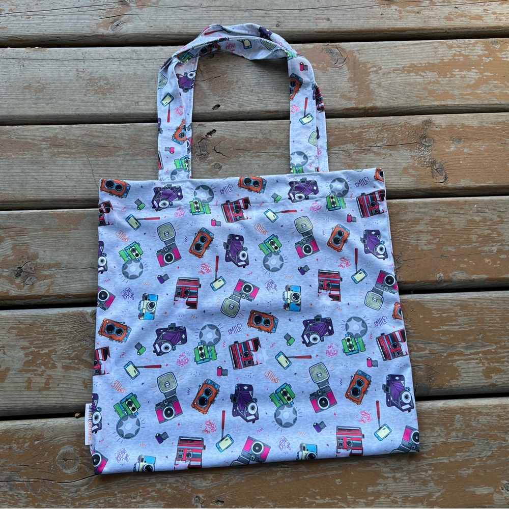 Smart Bottoms Camera Print Tote Bag